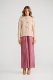 Betty Knit Cream Floral