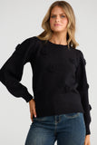 Petals Knit Black