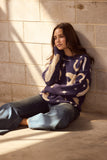 Lucky Boots Knit Navy