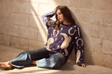Lucky Boots Knit Navy