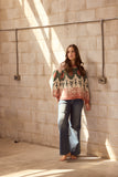 Cottage Knit Terracotta/Green