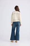 Boot Jive Knit Cream/Chocolate