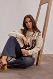 Boot Jive Knit Cream/Chocolate