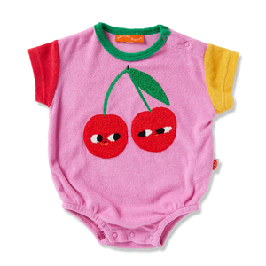 Cherry Terry Bodysuit