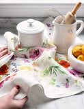 Ranunculus 100% Linen Tea Towel