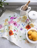 Ranunculus 100% Linen Tea Towel