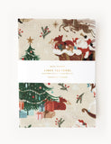 An Enchanted Christmas 100% Linen Tea Towel