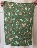 Fairy Tale Christmas 100% Linen Tea Towel