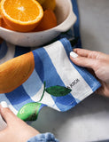 Citrus 100% Linen Tea Towel