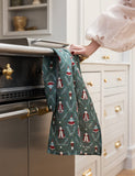 Mr & Mrs Claus 100% Linen Tea Towel