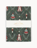 Mr & Mrs Claus 100% Linen Tea Towel