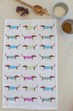 Tea Towel - Sausage Dogs