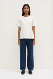Womens Atelier Logo Tee Antique White