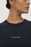 Womens Atelier Logo Tee True Navy/White
