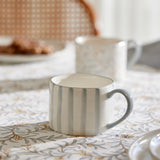 Juniper Stripe Hand Painted Mug 12.5x9.7cm