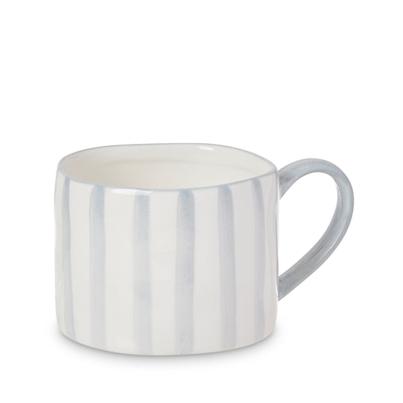 Juniper Stripe Hand Painted Mug 12.5x9.7cm