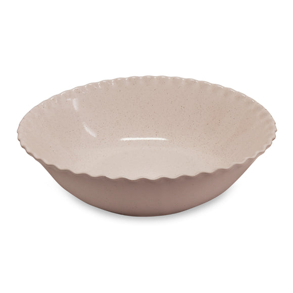 Cleo Wavy Cream Speckle Large Bowl 27.8x8.3cm