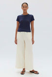 Seaford Linen Tee True Navy