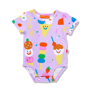 Sundae Funday Short Sleeve Bodysuit