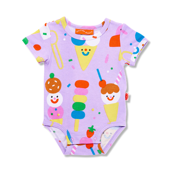 Sundae Funday Short Sleeve Bodysuit