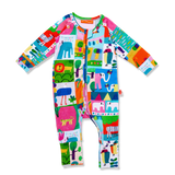 Safari Park Long Sleeve Romper