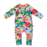 Rainbow Valley Long Sleeve Romper