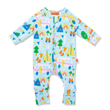 Happy Camper Long Sleeve Romper