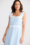 Marlo Midi Dress Sky Blue