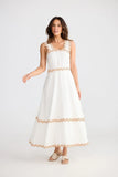 Marlo Midi Dress Off White