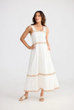 Marlo Midi Dress Off White