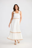 Marlo Midi Dress Off White