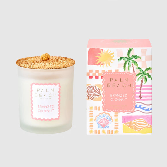Palm Beach Bronzed Coconut Standard Candle