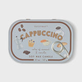 Bistro Printed Tin- Cappuccino