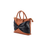 Charlotte Bag Tan/Black Bow