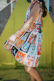 Rodeo Print Mini Sundress