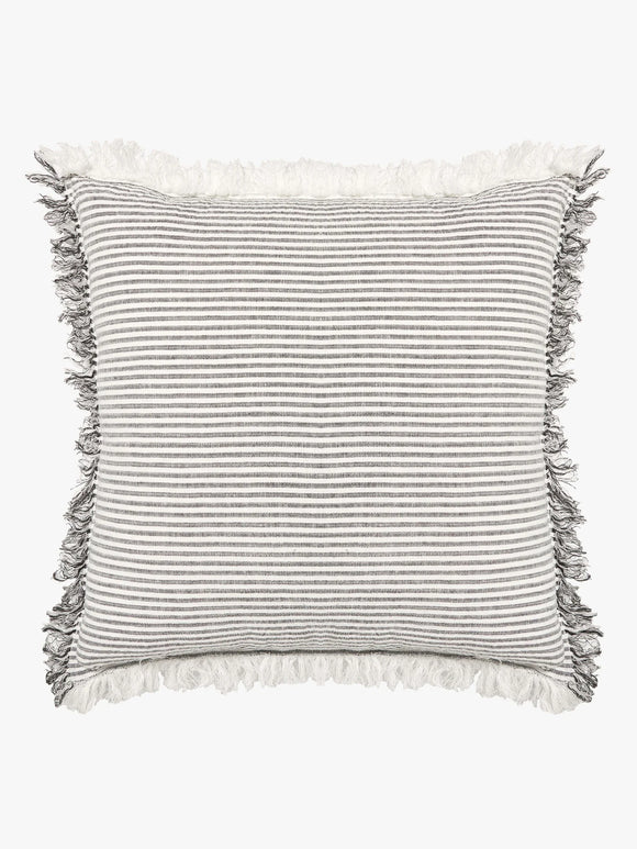 Ava Pure Linen Stripe Grand Cushion 60cm