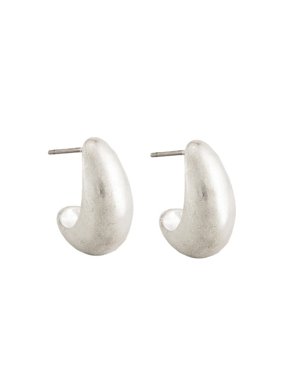 Silver Pod Earrings