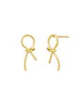 Gold Tied Knot Earrings