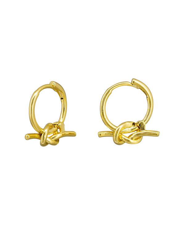 Gold Knot Huggies