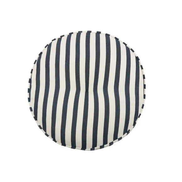 Montauk Round Cotton Cushion 40cm Navy