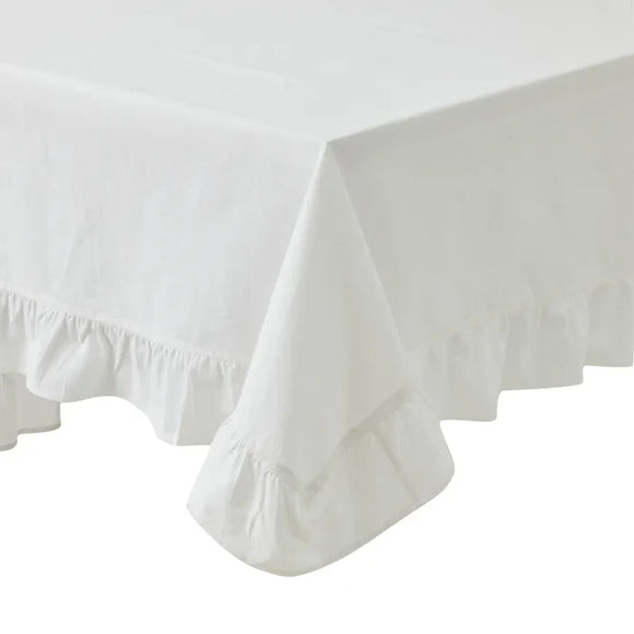 Natale Cotton Tablecloth Ivory 150x250cm