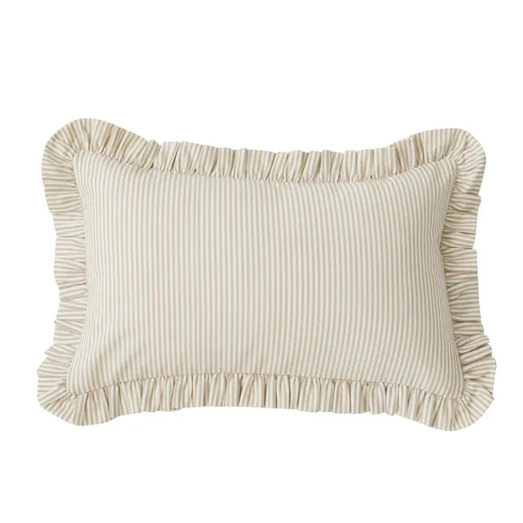 Bonny Cotton Cushion Taupe/Ivory 30x50cm