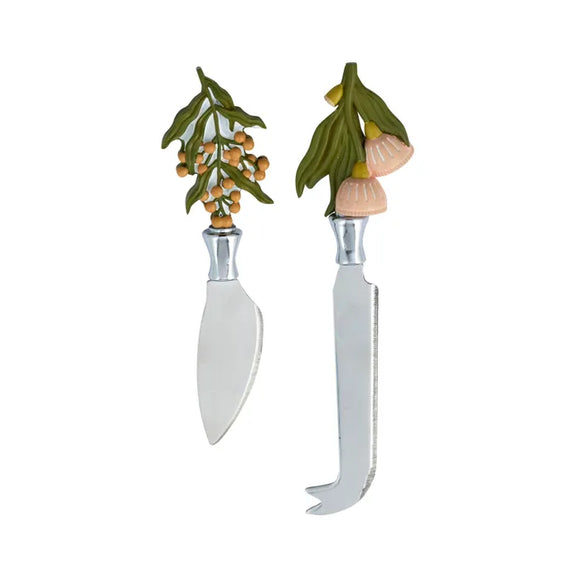 Madge S/2 Resin Cheese Knives 3x14cm