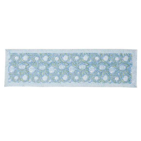 Anaar Cotton Block Runner 35x120cm