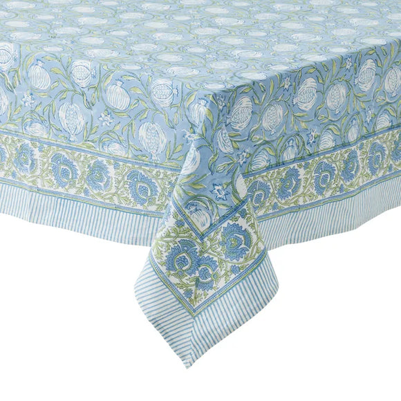 Anaar Cotton Block Tablecloth 150x220cm
