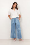 Gabriella Stripe Denim Pant
