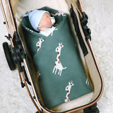 Geoff the Giraffe Blanket Green