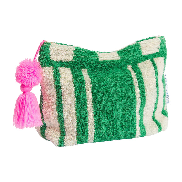 Fresno Terry Pouch - Spearmint Large