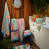 Tishy Waffle Bath Sheet - Dahlia