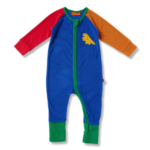 Dino Days Terry Long Sleeve Romper